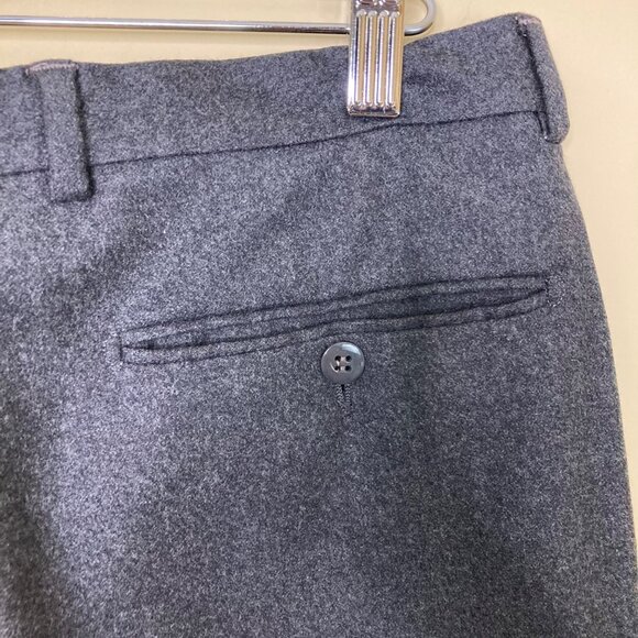 Cerrutti 1881 Gray Wool Suit Barney's Vintage 40 Pants Suspender loops as is - Picture 14 of 16